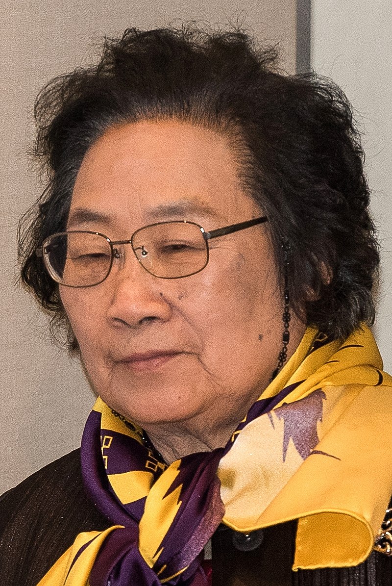 Portrait photograph of Tu Youyou, the Chinese pharmacologist who won the 2015 Nobel Prize for discovering artemisinin